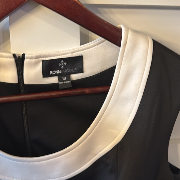 Ronni Nicole Black and White Mini Dress - Picture 3 of 3